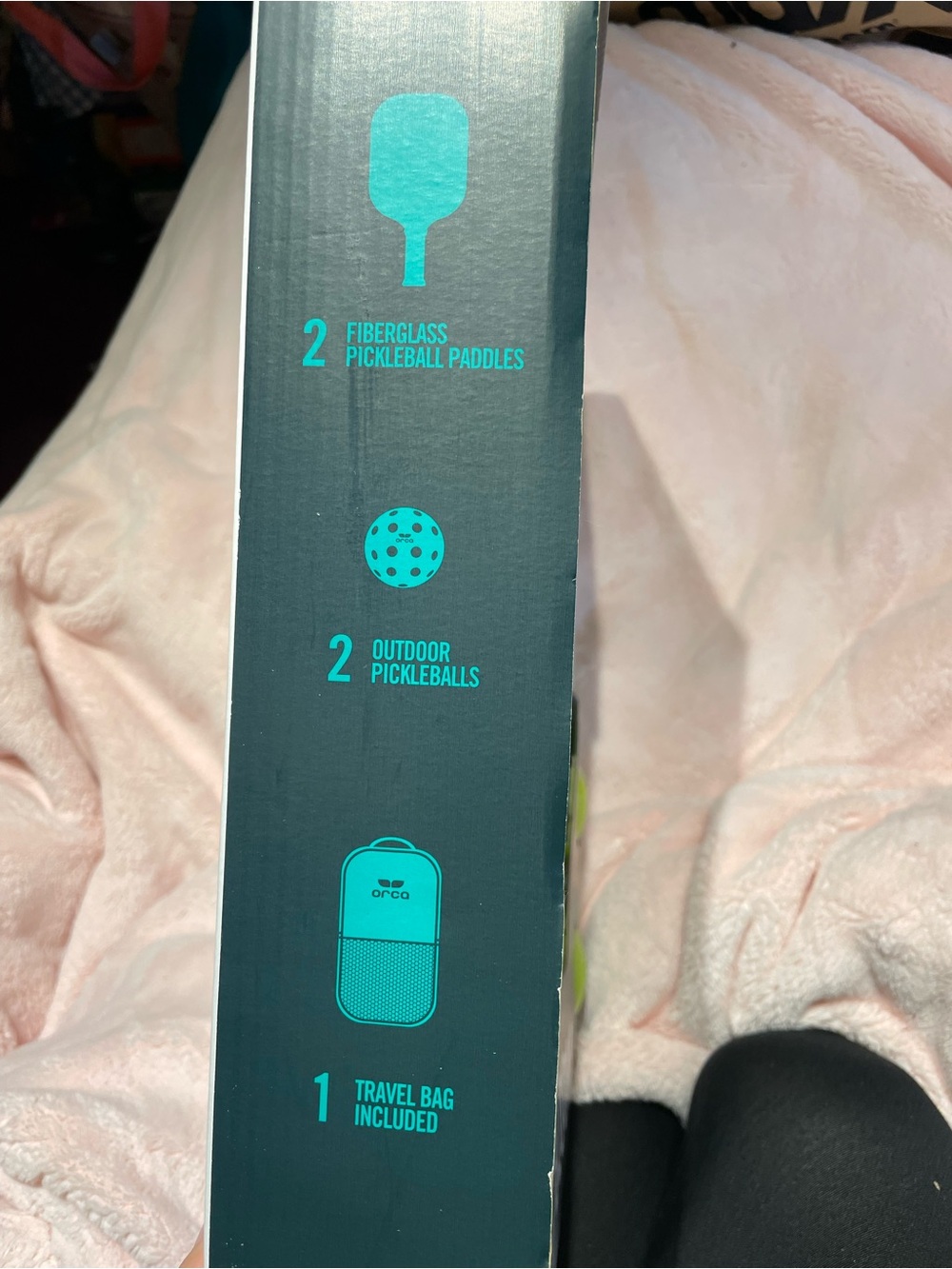 NIB Orca Pickleball Paddle Set w Balls and Carrying Bag Floral Bloom Print - Picture 5 of 10